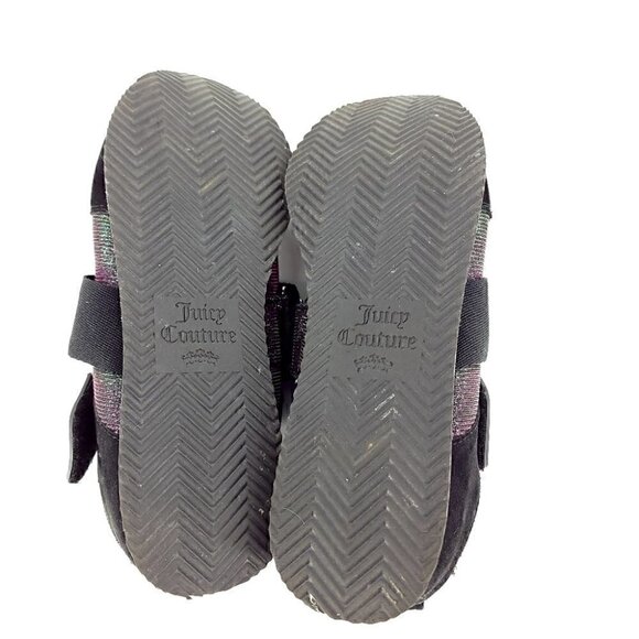 Juicy Couture Women's 6.5 Metalic Irridescent Hook and Loop Fashion Sneakers - Picture 12 of 12